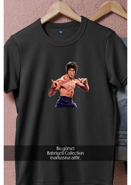 Oversize Bruce Lee Illustration Tasarımlı Unisex T-Shirt fiyatları