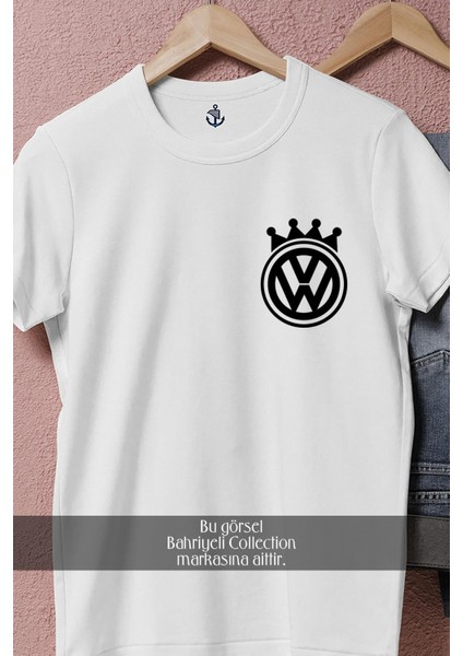 Oversize Vw Kral Tacı Cep Tasarımlı Unisex T-Shirt fiyatları