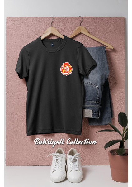 Oversize Al Baik Jeddah Kabsa Cep Tasarımlı Unisex T-Shirt