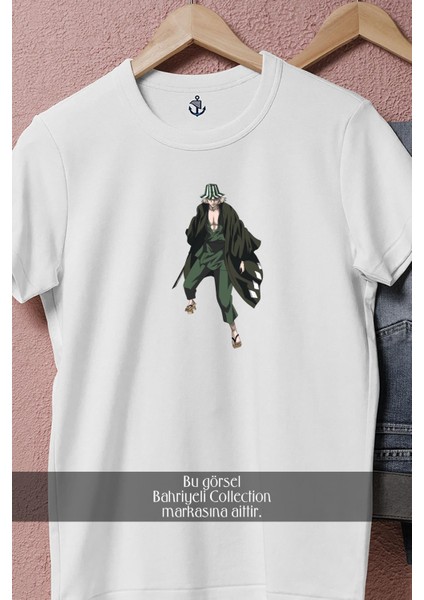 Oversize Kisuke Urahara Bleach Anime Tasarımlı Unisex T-Shirt fiyatları