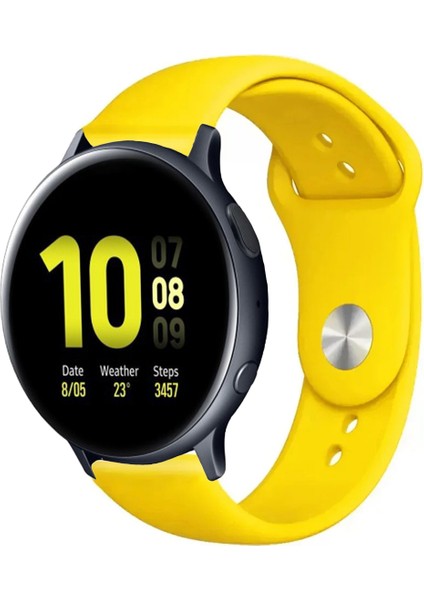 Samsung Galaxy Watch Active 2 40MM / 44MM Akıllı Saat Uyumlu Spor Silikon Kordon