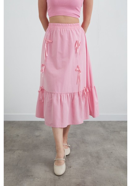 Beli Lastikli Kurdeleli Etek fiyatları