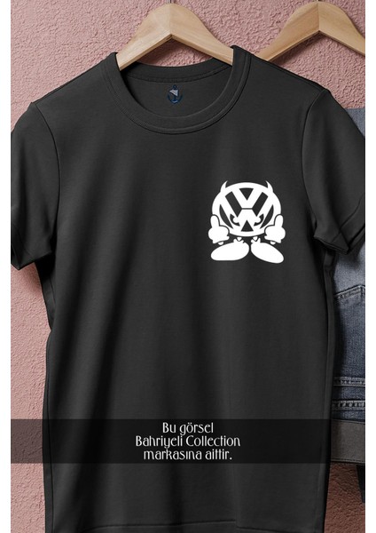 Oversize Vw - Volkswagen Karakter Cep Tasarımlı Unisex T-Shirt fiyatları