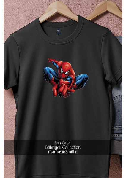 Oversize Spider-Man Örümcek Adam 11 Vektörel Tasarımlı Unisex T-Shirt fırsatları