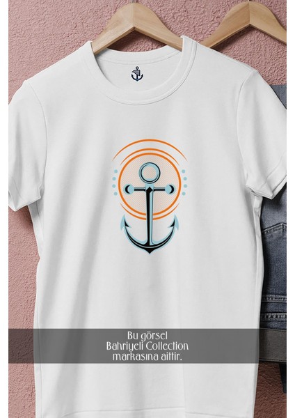 Oversize Denizci Çapalı Anchor Tasarımlı Unisex T-Shirt fiyatları