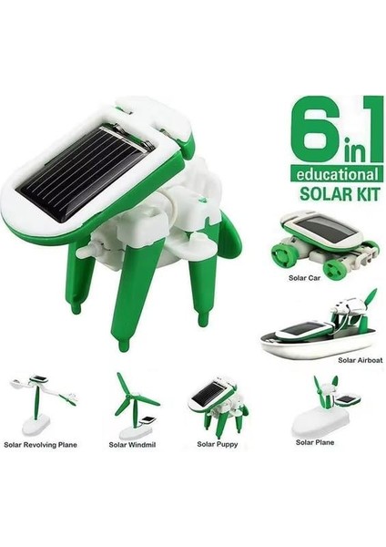 Fırsat Byr PM-27138 5-14 Yaş Arası Solar Robot Eğitim - Deney Kiti Yeni