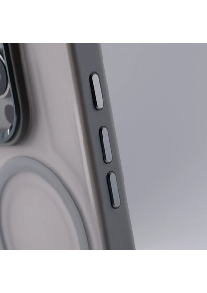 Samsung Galaxy S25 Plus Uyumlu Kılıf Zebana Vault Silikon Kılıf (Kablosuz Şarj Destekli) Siyah