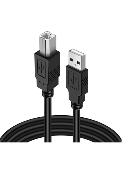 3 Metre 3mt USB Yazıcı Tipi A Erkek B Tipi Erkek Yazıcı Canon Brother Samsung Hp Epson Yazıcı Tarayıcı Kablosu Kare Ağız USB Yazıcı
