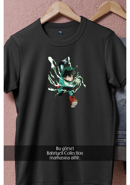Oversize My Hero Anime Manga Bones Tasarımlı T-Shirt fiyatları