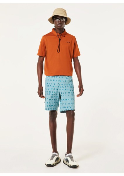 Oakley Icon Tn Protect Rc Turuncu Normal Düz Erkek Polo T-Shirt