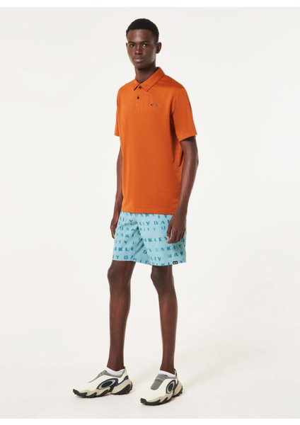 Oakley Icon Tn Protect Rc Turuncu Normal Düz Erkek Polo T-Shirt fiyatları