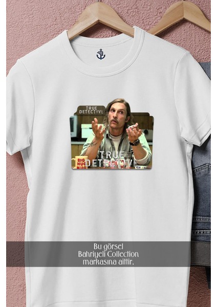 Oversize True Detective, Season 2 Matthew Tasarımlı Unisex T-Shirt fiyatları