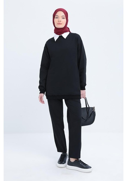 Siyah-Pis Dikişli Eşofman Takımı fiyatları