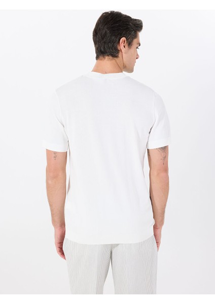 Beyaz Erkek Bisiklet Regular Fit Kazak FC4SM-KZK 0415 indirimleri
