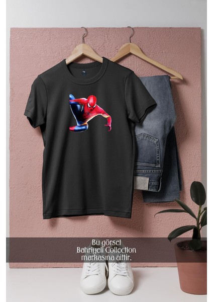 Oversize Spider-Man - Örümcek Adam 9 Vektörel Tasarımlı Unisex T-Shirt