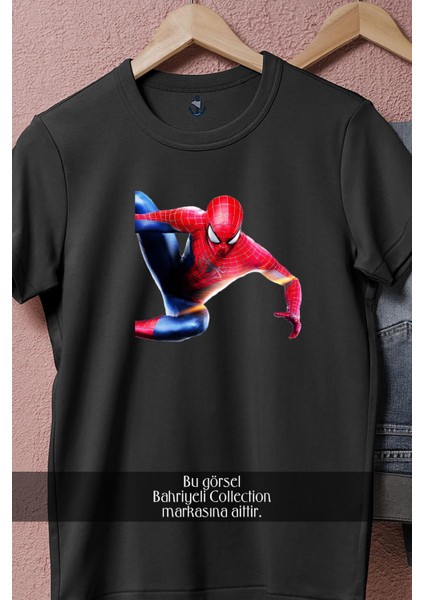Oversize Spider-Man - Örümcek Adam 9 Vektörel Tasarımlı Unisex T-Shirt