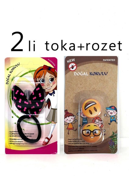 Stopper Doğal Kokulu Bit Tokası 2li Set