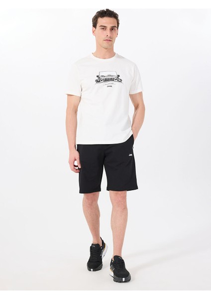 Beyaz Erkek Relaxed Baskılı T-Shirt J5SM-TST7310 fiyatları