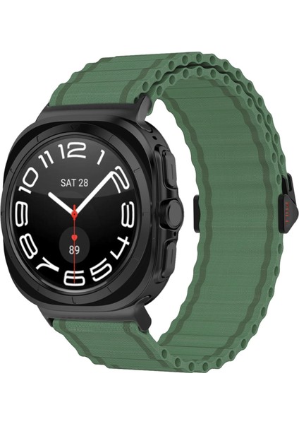 Zhstore-Samsung Galaxy Watch Ultra 47MM Için Naylon Örgülü Saat Kayışı (Yurt Dışından)