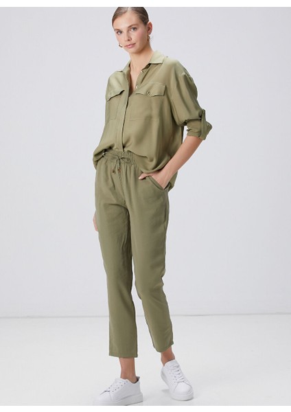 Haki Kadın Basic Pantolon 1095147