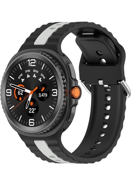 Zhstore-Samsung Galaxy Watch 8 40MM / 44MM Için Silikon Saat Kayışı (Yurt Dışından)