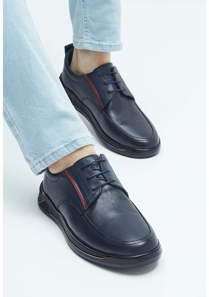 Kırık Beyaz Erkek Deri Sneaker 381 17459 Erk Ayk Y23 fırsatları