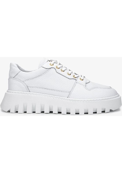 Erkek Hakiki Deri Beyaz Sneakers & Spor Ayakkabı