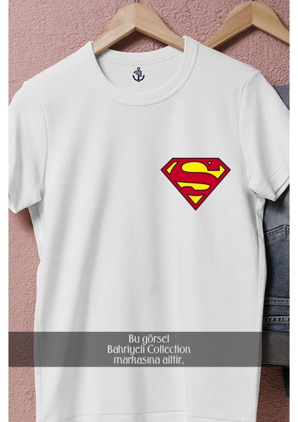 Oversize Süperman Ikon Cep Tasarımlı Unisex T-Shirt fırsatları