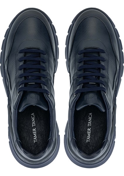 Siyah Erkek Deri Sneaker 698 1084-7 Erk Ayk SK23/24 modelleri