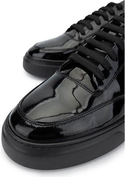 Erkek Hakiki Deri Siyah Rugan Sneakers & Spor Ayakkabı modelleri