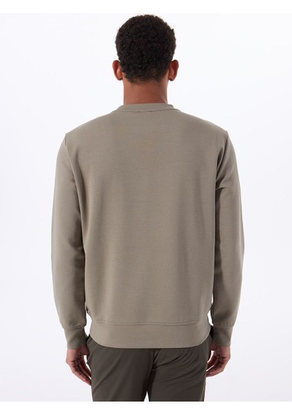 Gmg Fırenze Haki Erkek Bisiklet Regular Fit Sweatshirt GU25MSS08022