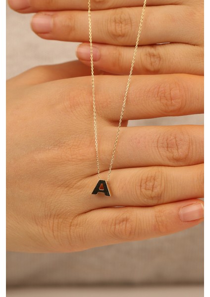 A Harf Altın Kolye CGKKLY067