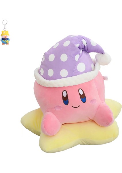 Süper Tatlı Bebek Yıldızı Kirby Gece Şapkası Bebek Peluş Yastık Oyuncak (Yurt Dışından)
