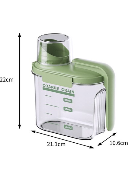 Gıda Sınıfı Mutfak Saklama Kavanozu Tahıl Saklama Kutusu Ölçekli Pet Kedi Köpek Maması Şeffaf Plastik Saklama Kavanozu (Yurt Dışından)