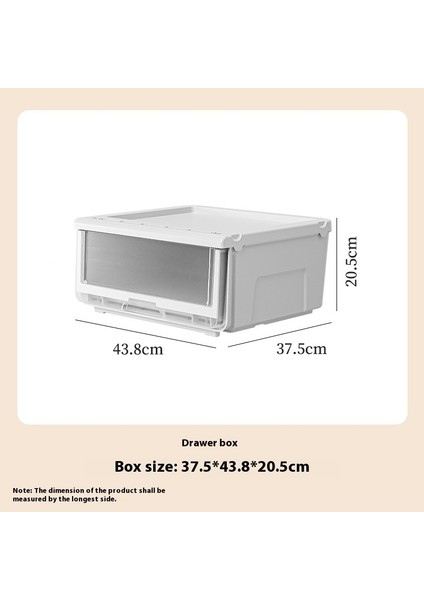 Su Aygırı Ağzı Saklama Kutusu Ev Kıyafetleri ve Oyuncaklar Düzenleme Kutusu Saklama Kutusu Plastik Saklama Dolabı (Yurt Dışından)