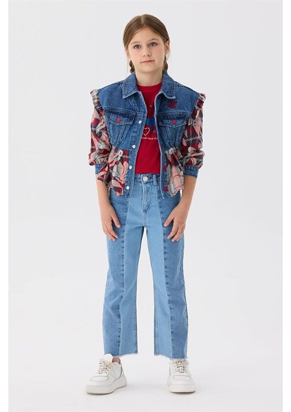 Kız Çocuk Denim Pantolon