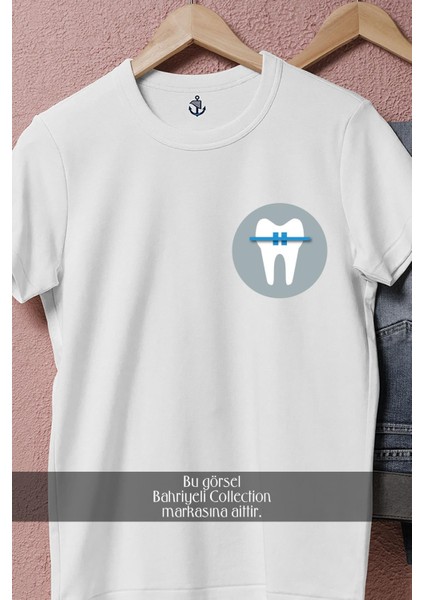 Oversize Diş Teli Cep Tasarımlı Unisex T-Shirt modelleri