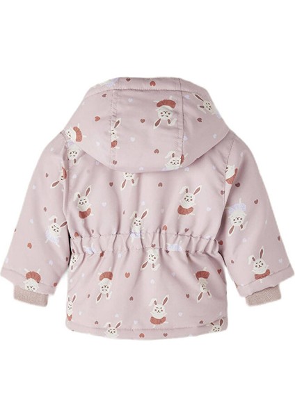 Açık Pembe Kız Çocuk Mont Nbfmaxı Jacket Rabbıt