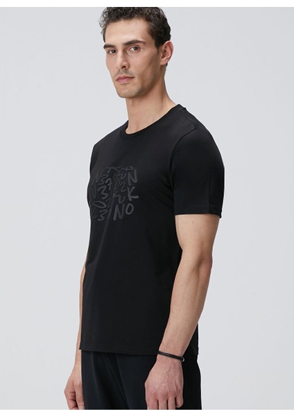 Siyah Erkek Slim Fit T-Shirt 1094089