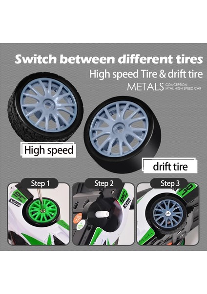 Şarjlı Drift Arabası Full Fonksiyon Işıklı 1:22