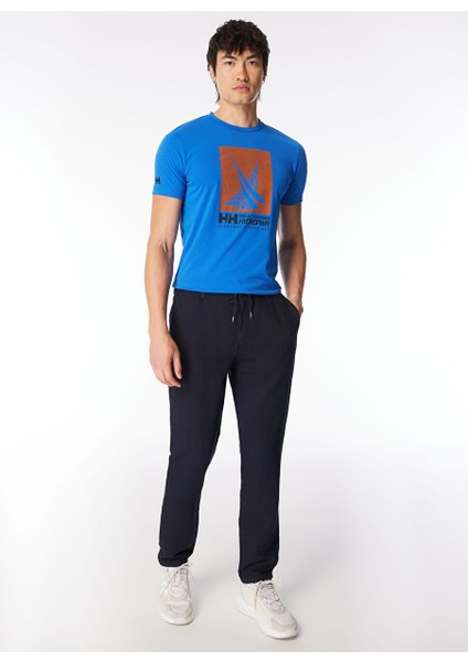 Gmg Fırenze Lastikli Bel Dar Paça Regular Fit Lacivert Erkek Pantolon GU24MSS01013