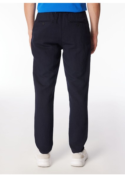 Gmg Fırenze Lastikli Bel Dar Paça Regular Fit Lacivert Erkek Pantolon GU24MSS01013