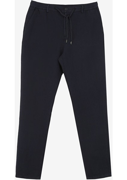 Gmg Fırenze Lastikli Bel Dar Paça Regular Fit Lacivert Erkek Pantolon GU24MSS01013