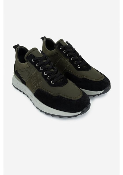 Gri-Siyah Erkek Deri Sneaker 352 21362 Erk Ayk SK24-25 fiyatları
