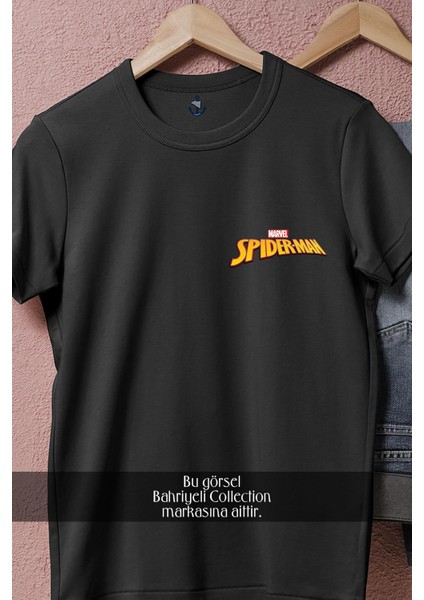 Oversize Marvel Spider-Man Cep Tasarımlı Unisex T-Shirt fiyatları