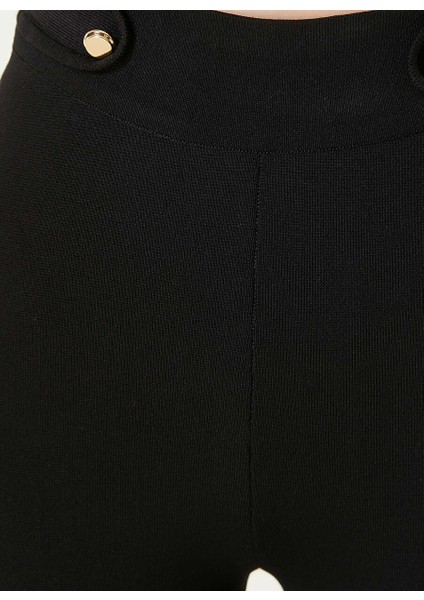 Siyah Kadın Slim Fit Pantolon 1092309 fırsatları