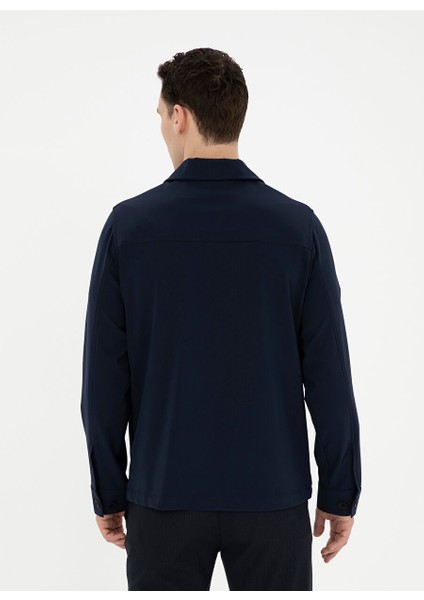 Regular Fit Lacivert Erkek Düz Ceket E19400/GKC