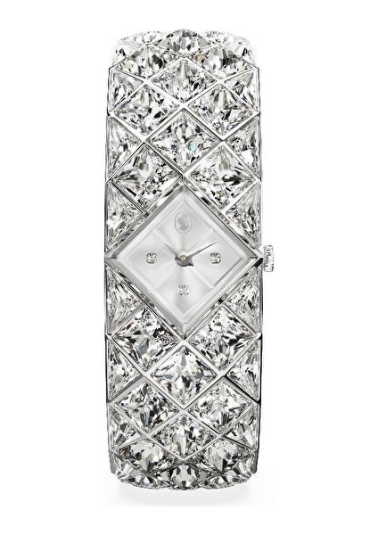 5724515 Swarovski Kol Saati Curıosa Bangle Watch:mb Sts/wht/sts