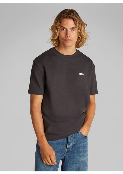 Siyah Erkek T-Shirt J30J327234BA1 Calvın Kleın Label fiyatları