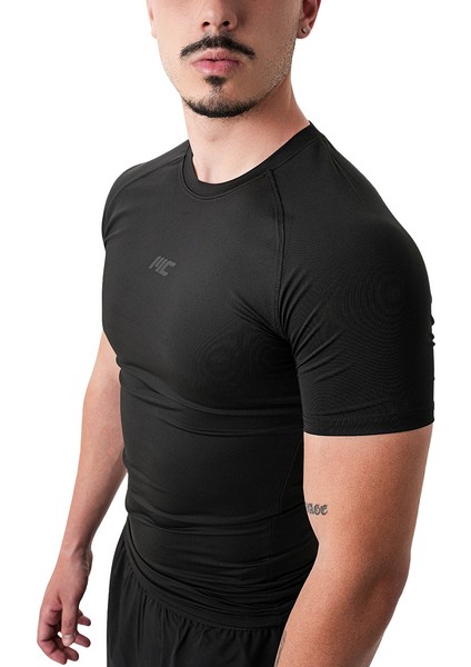 Tech Kısa Kollu T-Shirt Siyah fırsatları
